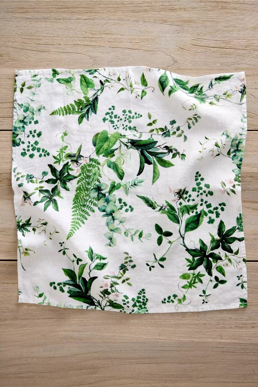 💥 Rare Terrain By Hope Eden Fern Napkin Set 4 Nwt A4